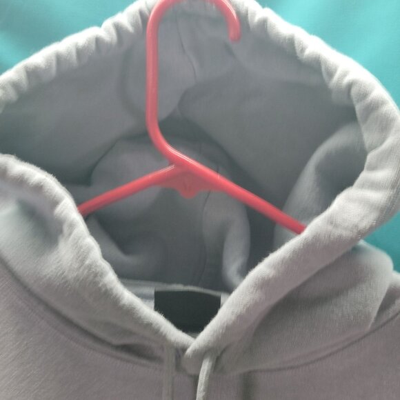 H&M Relaxed Fit Gray Hoodie Sweatshirt Size L - Picture 2 of 10